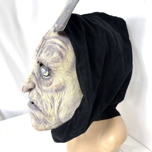 Disguise Fright Asylum Hooded Zombie Halloween Monster Mask NOS – NWT - Picture 8 of 11